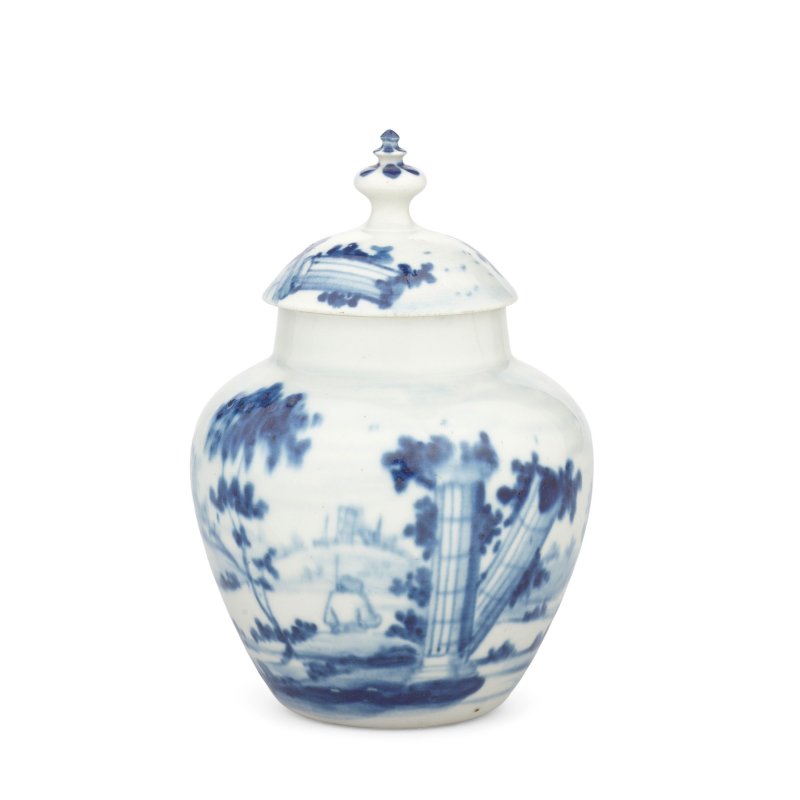 An important Limehouse vase and cover, circa 1746-48 - 图5