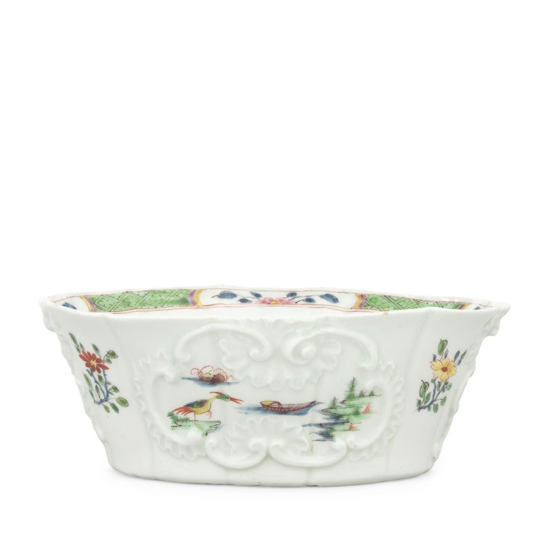 An exceptional Worcester potting pot, circa 1752-53 - 图14