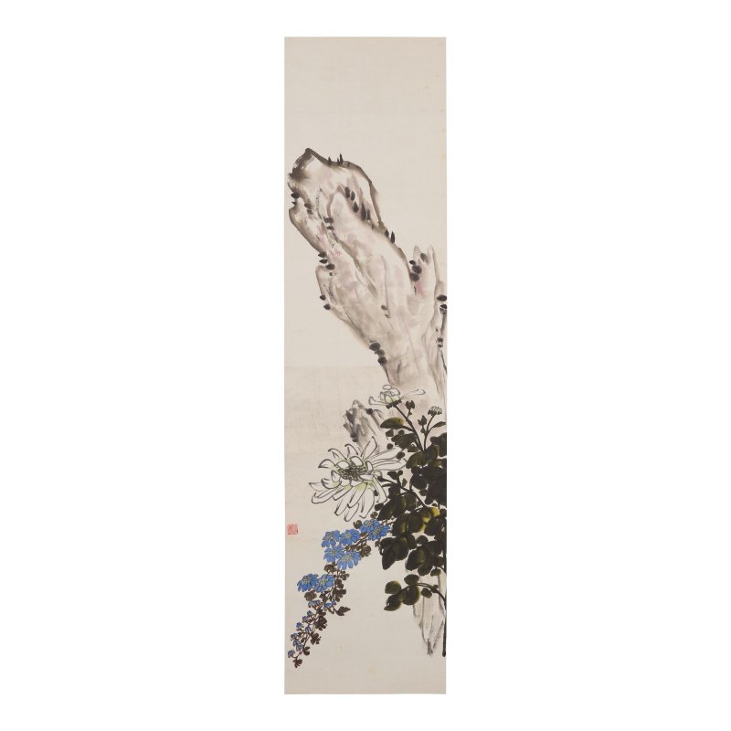 謝公展（1885-1940）花卉四屏 設色紙本 立軸 | XIE GONGZHAN (1885-1940) - 图8