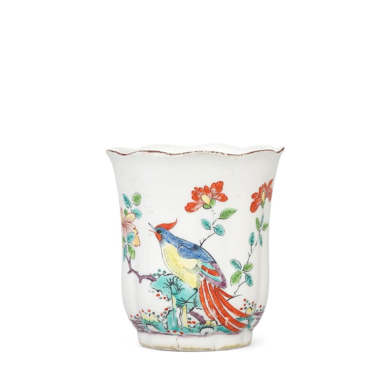 A Chelsea beaker, circa 1748-50