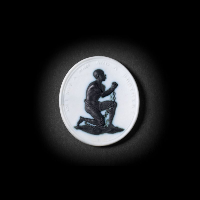 A Wedgwood anti-slavery medallion, circa 1790