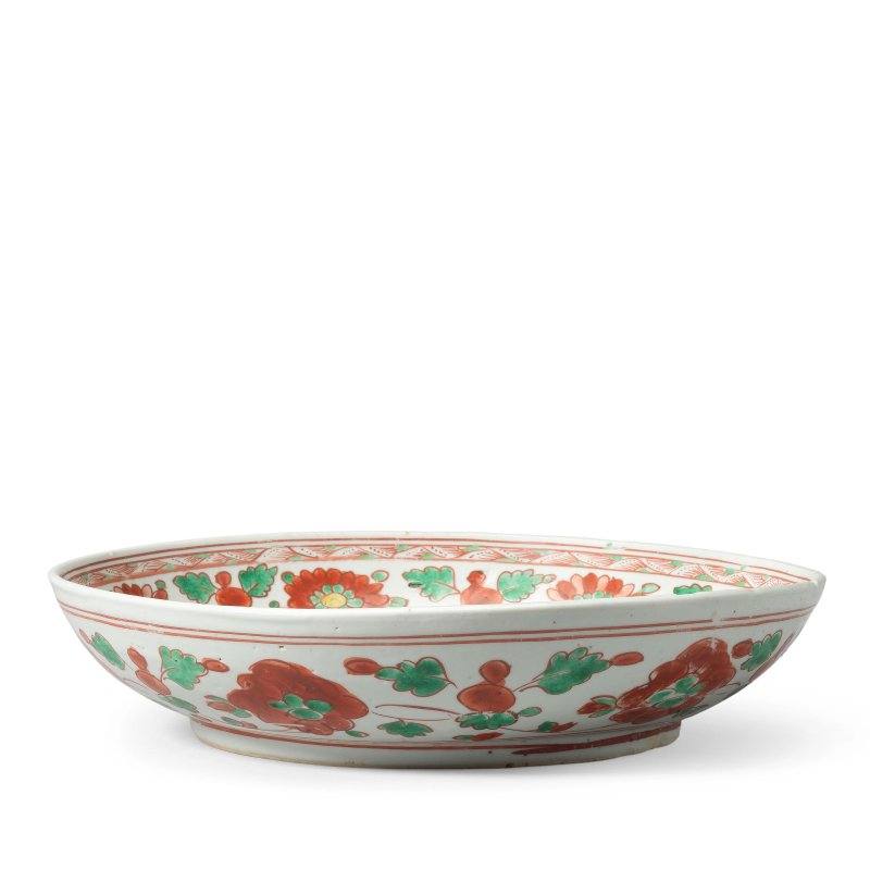 明 十六世紀 多彩騎士圖盤 | A RARE POLYCHROME DECORATED 'EQUESTRIENNE' DISH - 图5