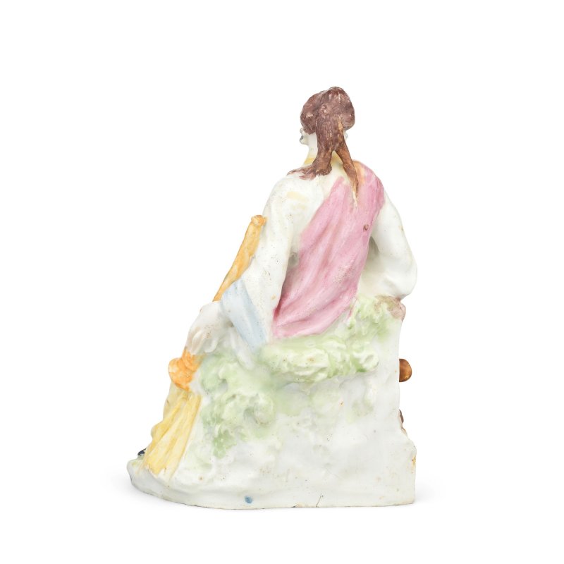 A Bow figure of the muse Euterpe, circa 1750-54 - 图2