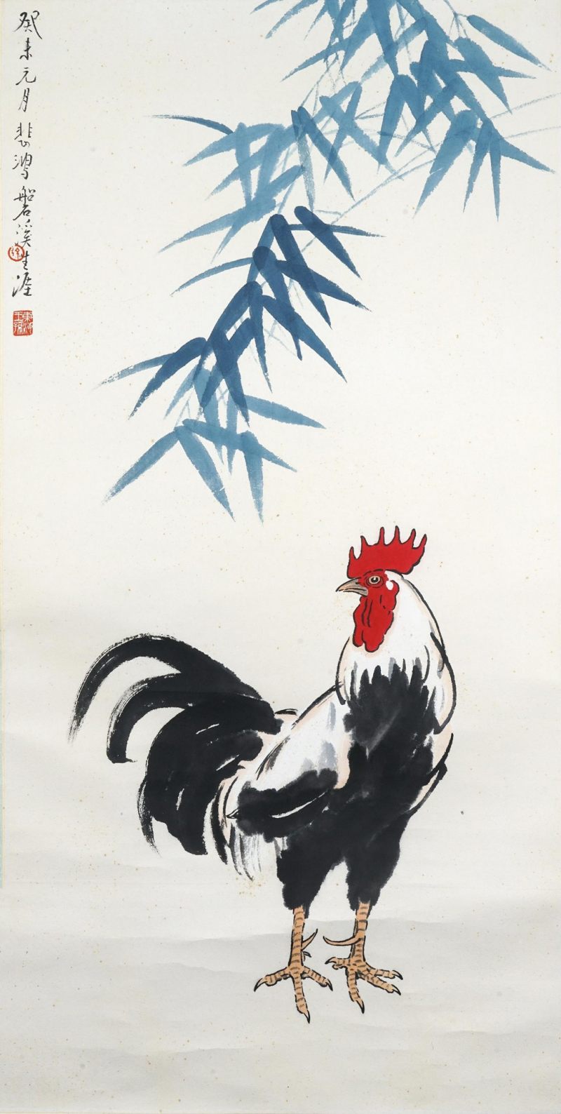    徐悲鴻 雞