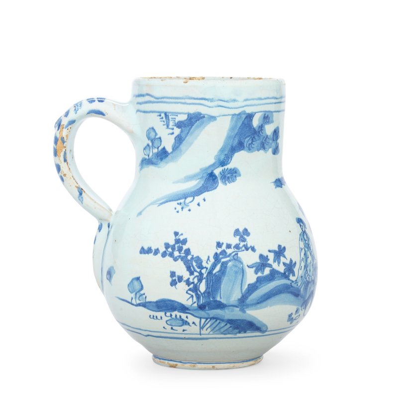A large English delftware mug, circa 1680-90 - 图2