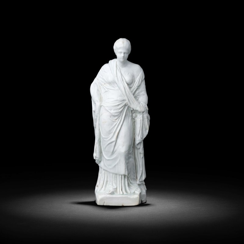 An interesting English white porcelain figure of Ceres, circa 1755-60 - 图3