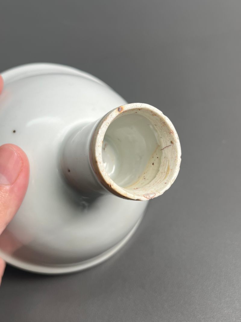 明永乐  甜白釉高足杯 - 图15