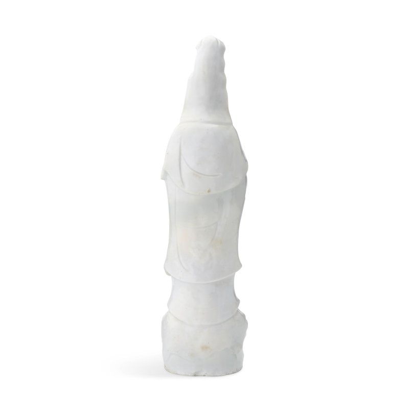 清康熙 德化窯觀音立像 | A BLANC-DE-CHINE FIGURE OF GUANYIN - 图3