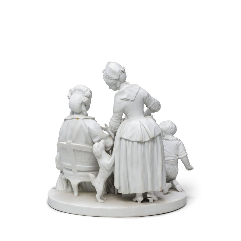 A Sèvres biscuit group of "Le Déjeuner", circa 1770 - 图4