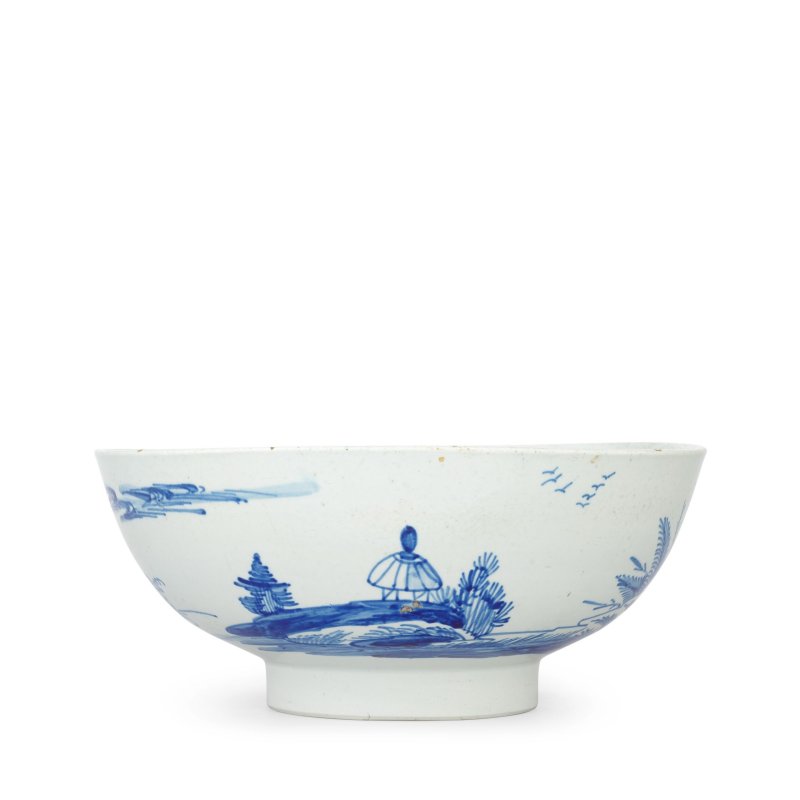 A rare Vauxhall bowl, circa 1758 - 图2