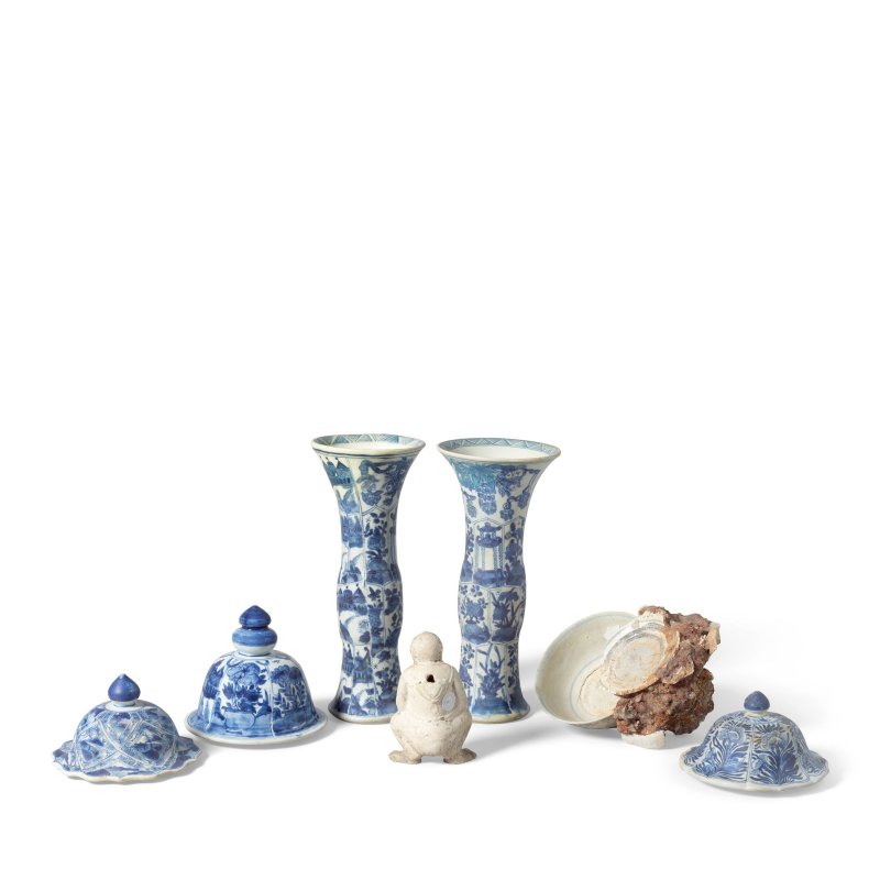 十七至十八世紀 沉船瓷雜項一組 | A STUDY COLLECTION OF SHIPWRECK PORCELAIN - 图6