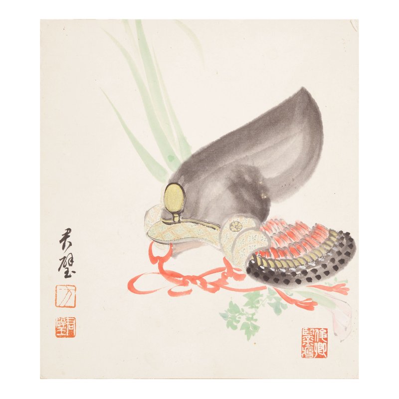 方君璧（1898-1986）與其他衆家（二十世紀） 水墨設色畫板 共十幀 | FAN TCHUNPI (FAN JUNBI 1898-1986) AND OTHER ARTISTS (20TH CENTURY)