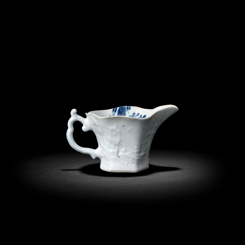A Worcester 'Wigornia' creamboat, circa 1754 - 图4