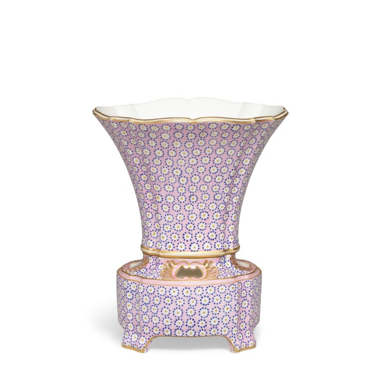 A Sèvres pale pink-ground bulb pot (vase hollandois), dated 1765 - 图5