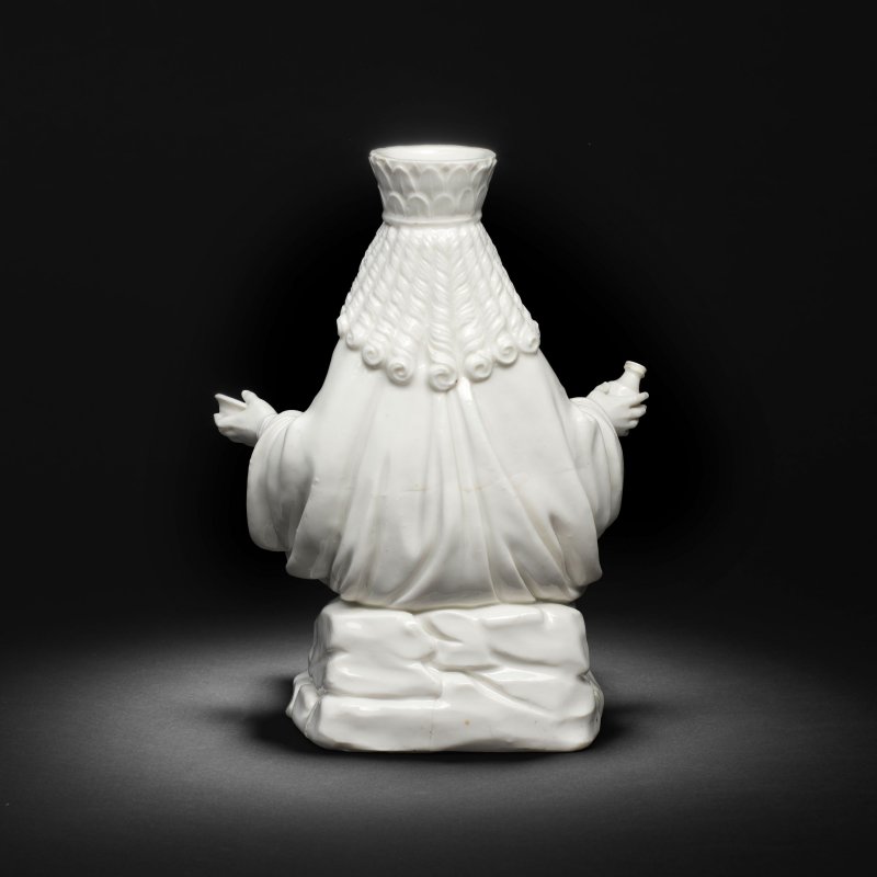 A very rare Capodimonte white figure of Zeus Serapis, circa 1755 - 图2