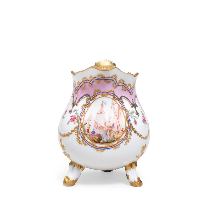 A Sèvres milk jug (pot à lait à trois pieds), circa 1780 - 图4