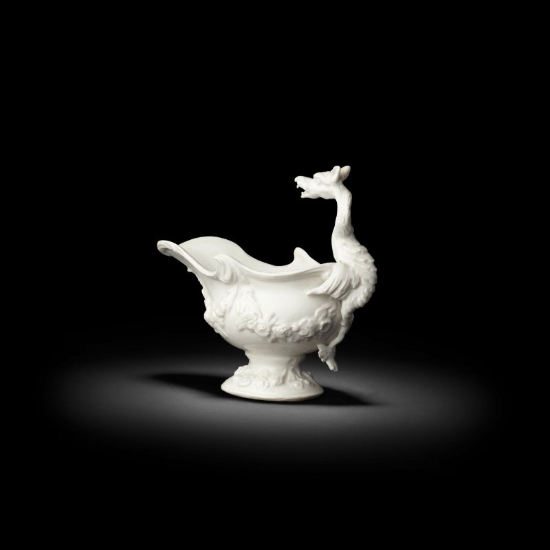 A good Bow white sauceboat, circa 1750 - 图4
