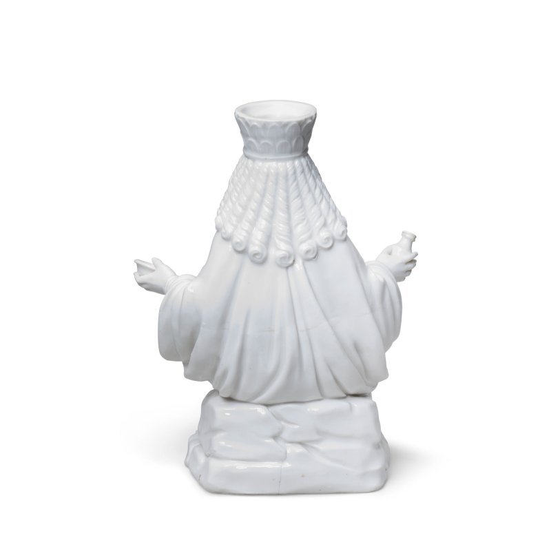 A very rare Capodimonte white figure of Zeus Serapis, circa 1755 - 图3