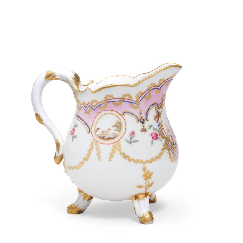 A Sèvres milk jug (pot à lait à trois pieds), circa 1780 - 图5