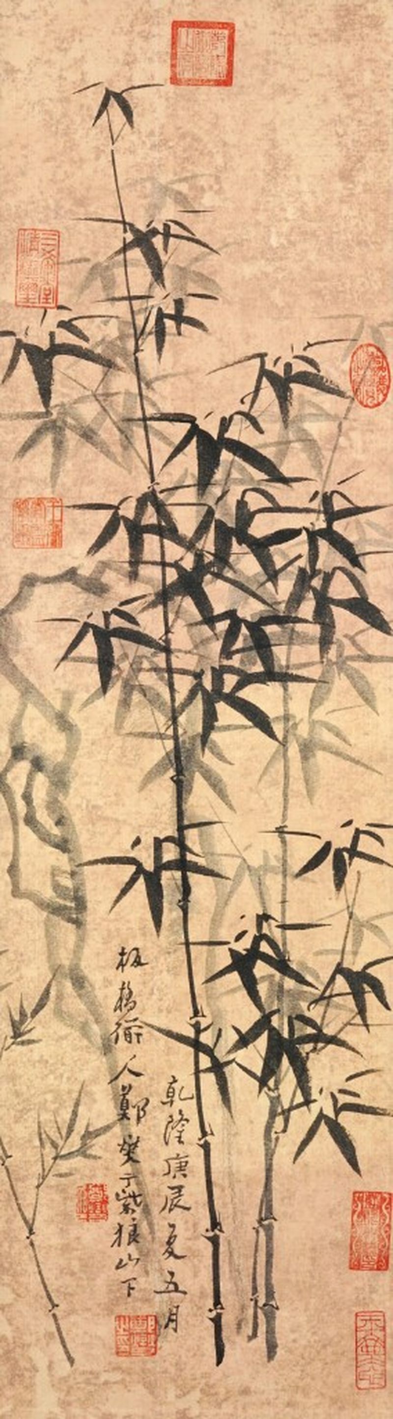    鄭板橋 竹石圖