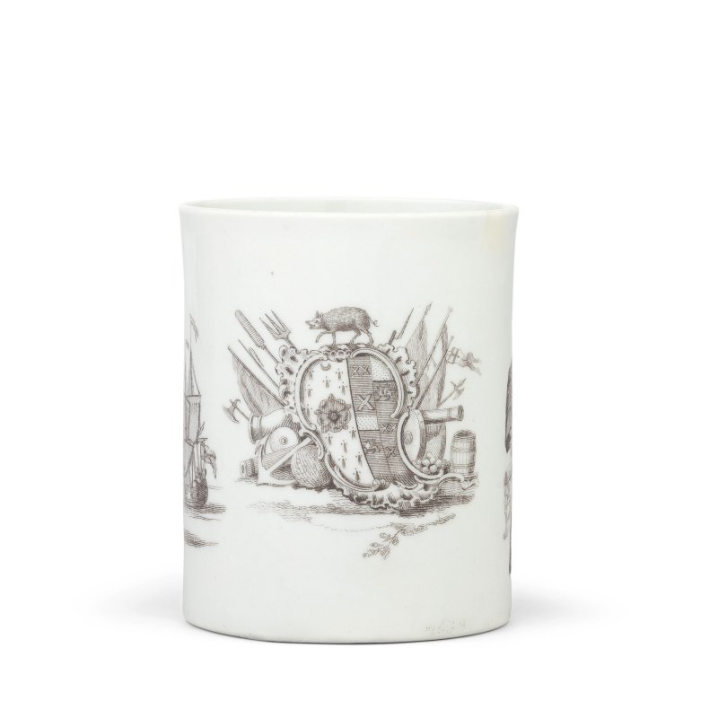 A Worcester mug, circa 1758-60 - 图3