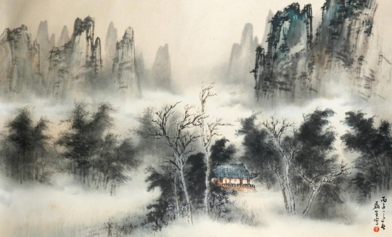    黃磊生 山水