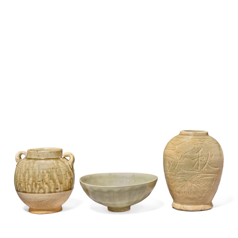 唐及宋 綠釉陶器一組 | A COLLECTION OF GREEN-GLAZED WARES - 图3