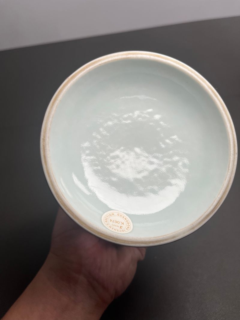清乾隆  矾红彩缠枝莲纹甘露瓶 - 图26