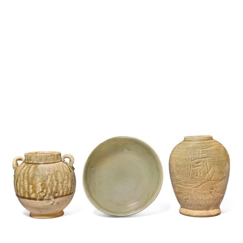 唐及宋 綠釉陶器一組 | A COLLECTION OF GREEN-GLAZED WARES - 图4
