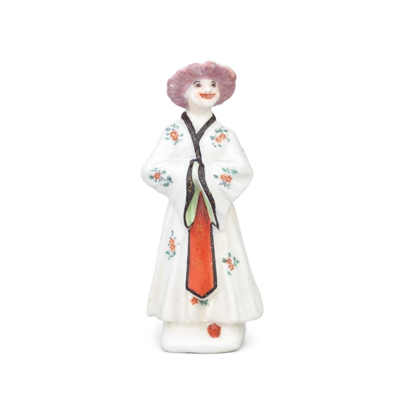 A very rare Chelsea figure of a Chinese gentleman, circa 1750-52 - 图4