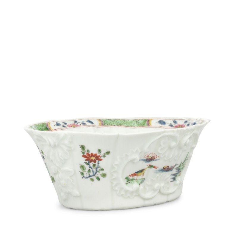 An exceptional Worcester potting pot, circa 1752-53 - 图7
