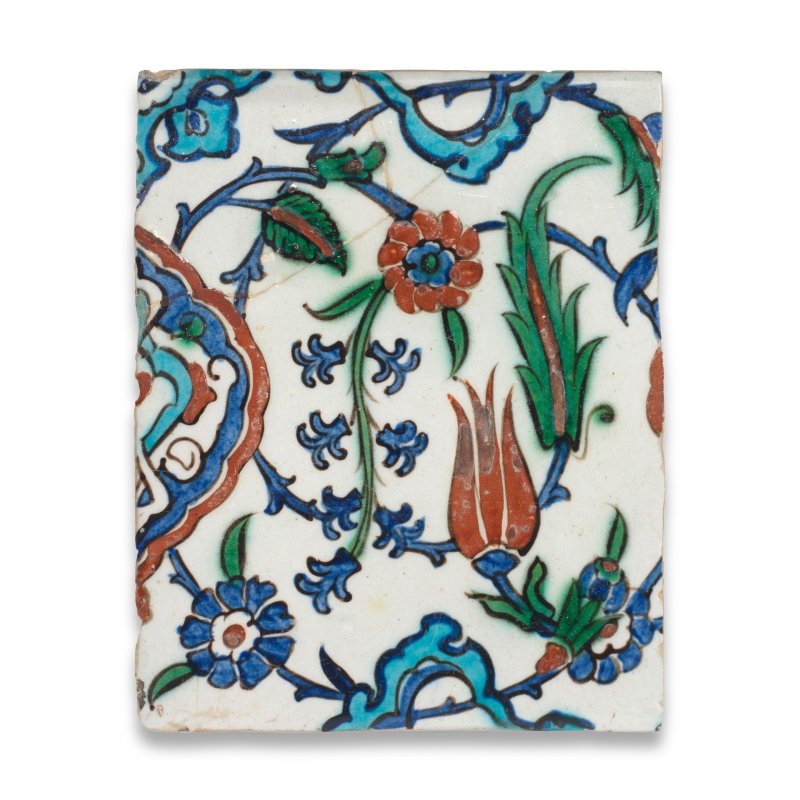 An Iznik pottery tile, - 图3