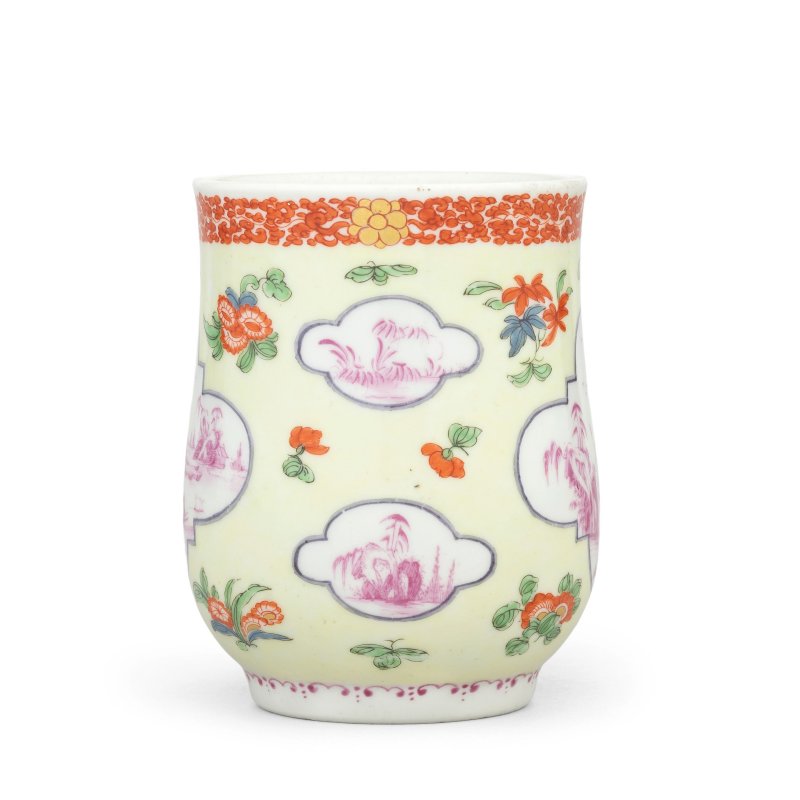 An attractive Worcester mug, circa 1758-60 - 图6