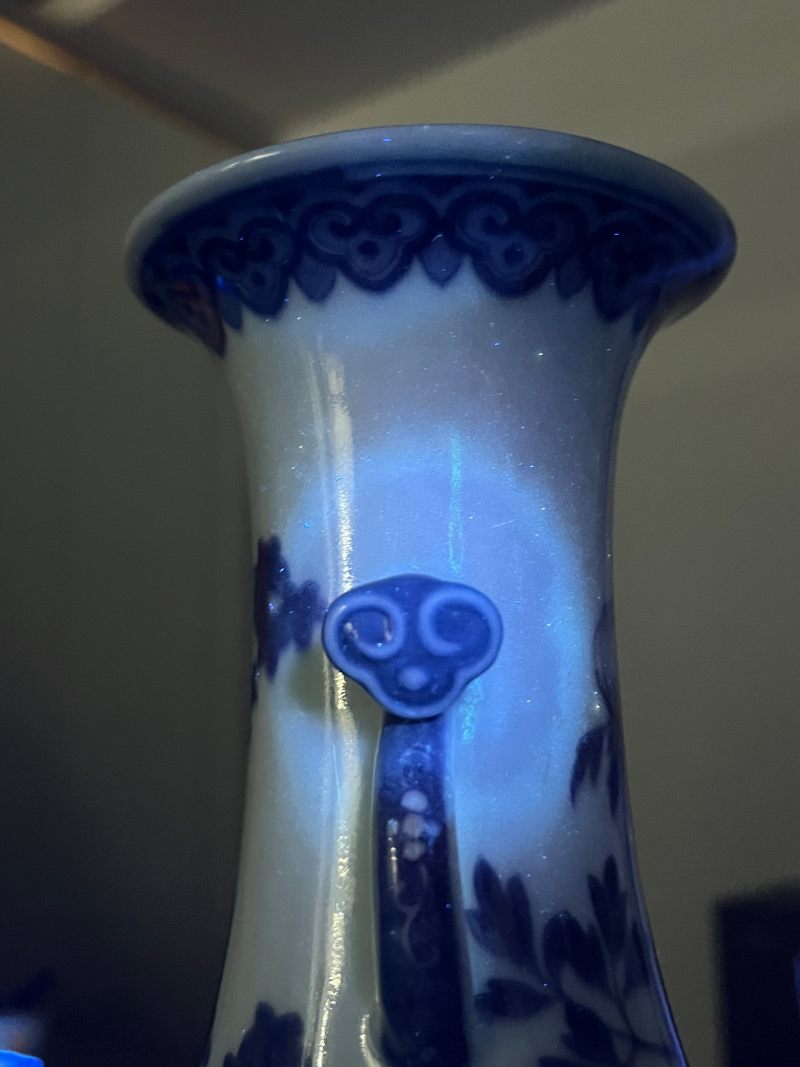 清道光  御制青花六合同春如意耳尊 - 图33