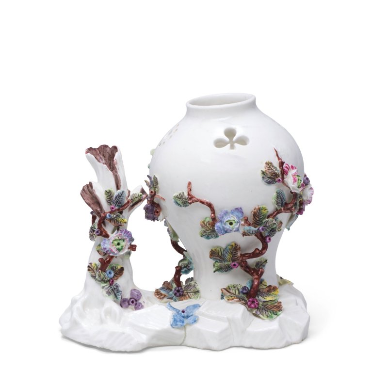 A Vincennes pot-pourri vase, circa 1746-53