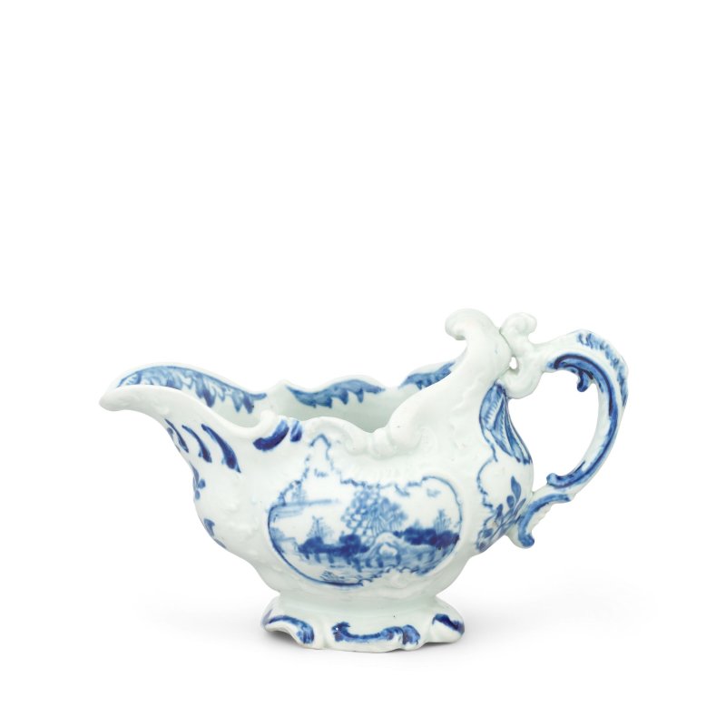 A rare Vauxhall small sauceboat, circa 1758-60 - 图9