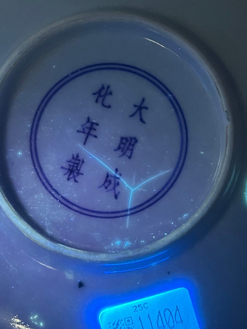 清康熙  釉里红三鱼纹盘（一对） - 图22