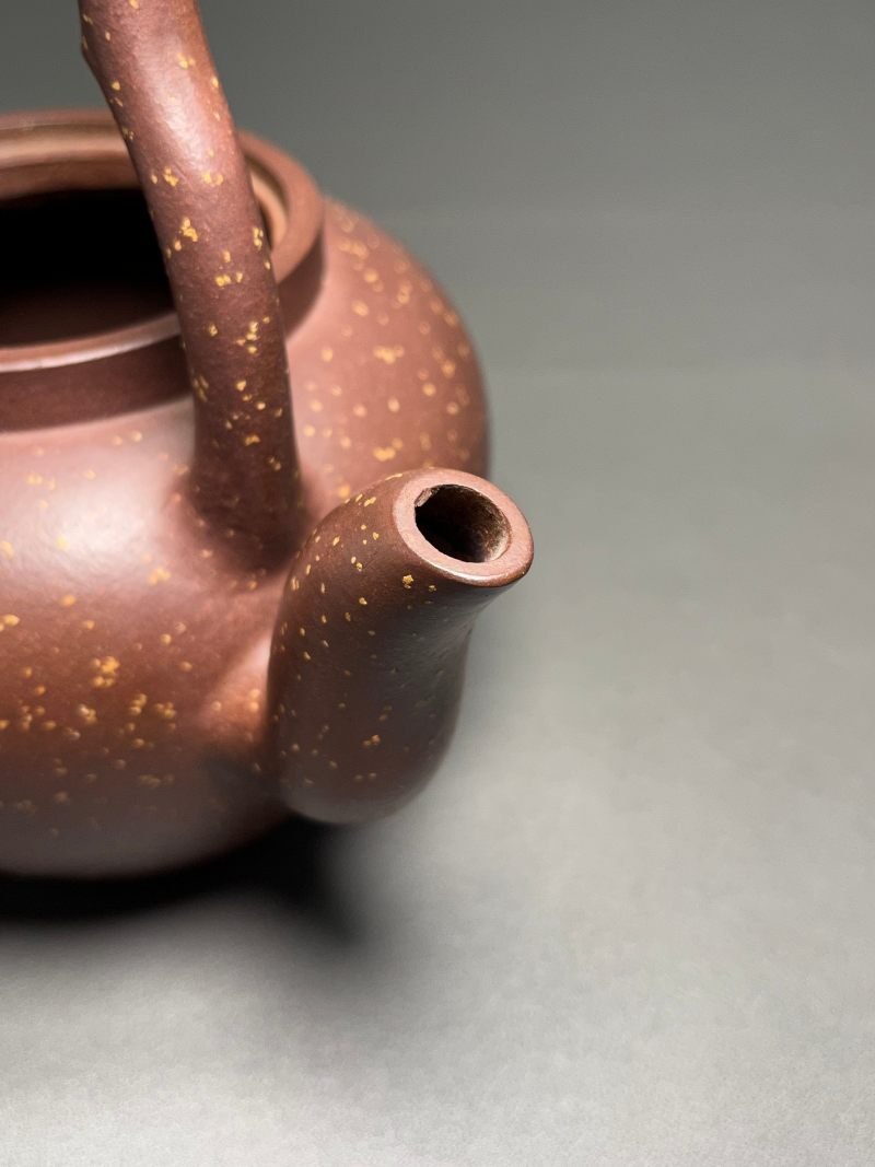 清晚期  桂花砂提梁壶 - 图13