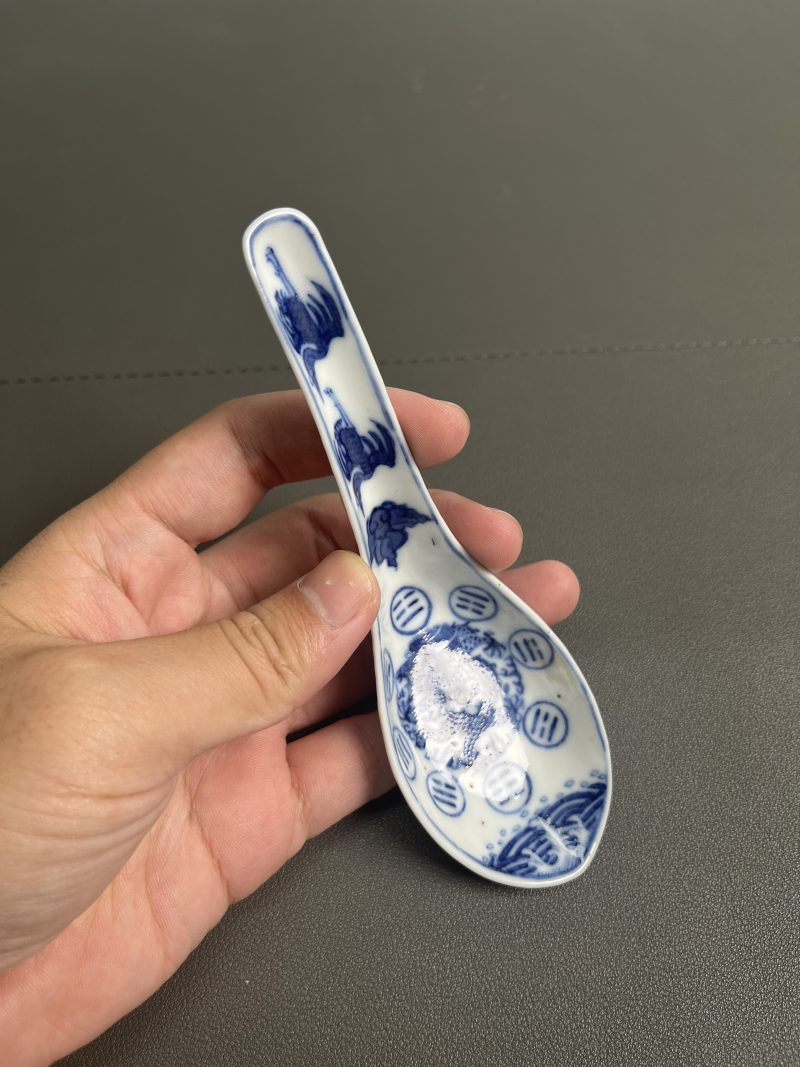 清光绪 青花龙纹羹匙 - 图6
