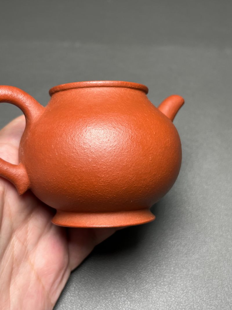 清晚期  “佐茶佑玉”款朱泥圆壶 - 图11