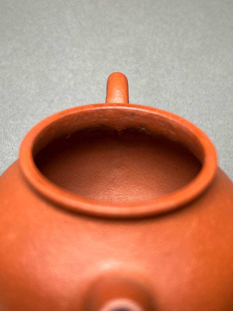 清晚期  “佐茶佑玉”款朱泥圆壶 - 图12