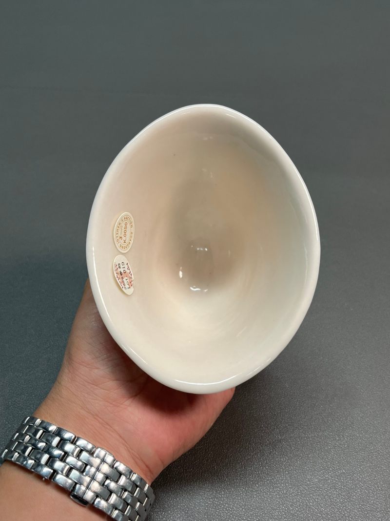 清康熙  德化窑白釉暗刻诗文杯 - 图15