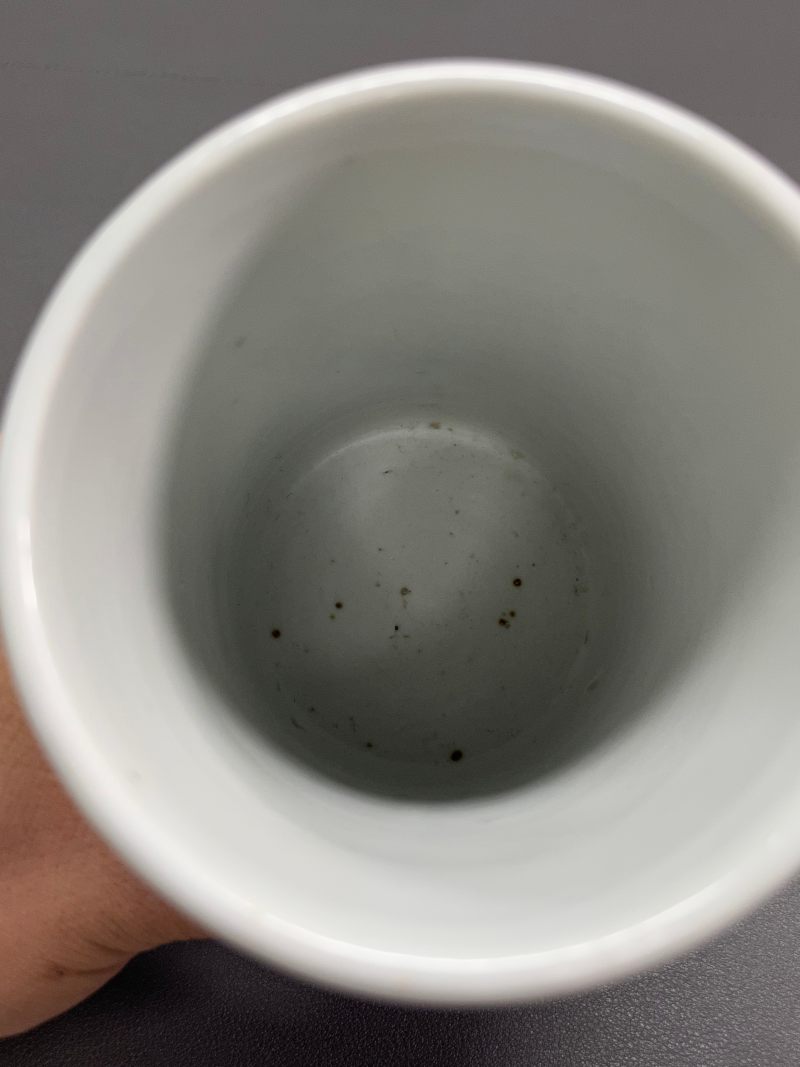 清康熙  青花踏雪寻梅图笔筒 - 图14