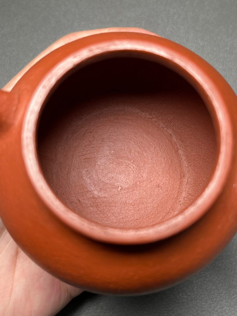 清晚期  “佐茶佑玉”款朱泥圆壶 - 图14