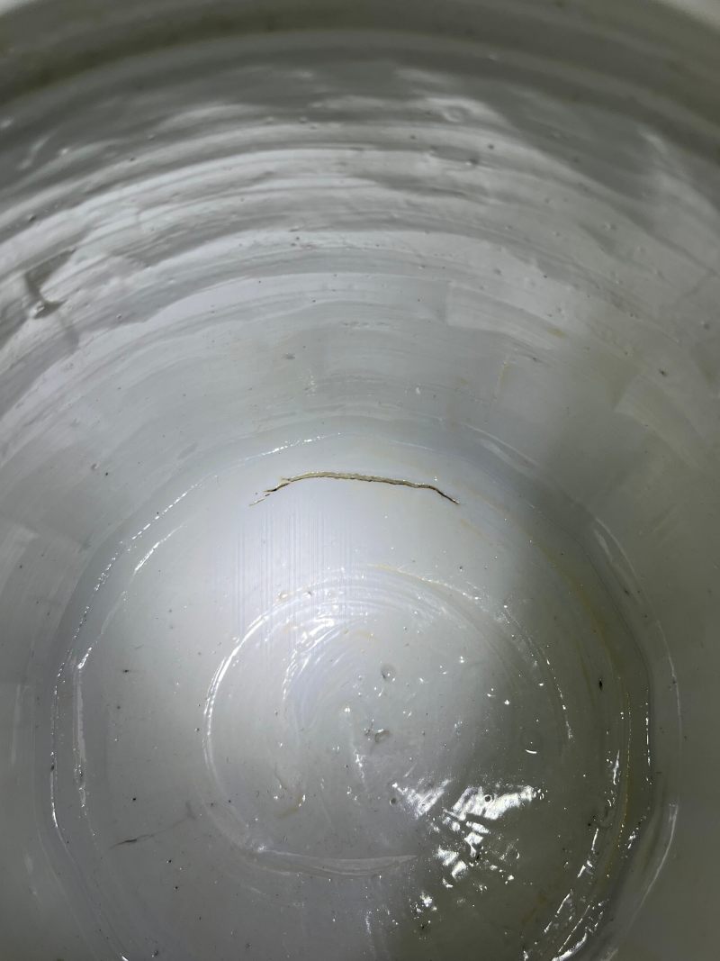 清康熙  青花龙凤纹瓜棱罐（带木盖） - 图16
