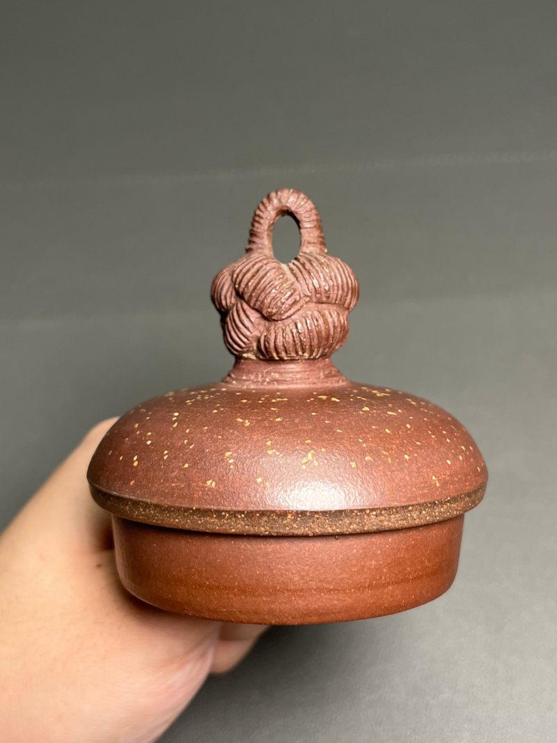 清晚期  桂花砂提梁壶 - 图20