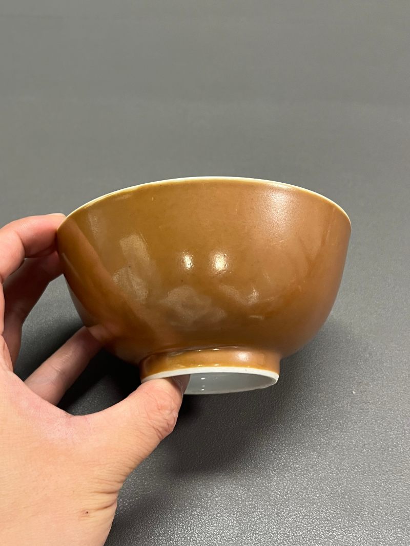 清光绪 紫金釉碗 - 图4