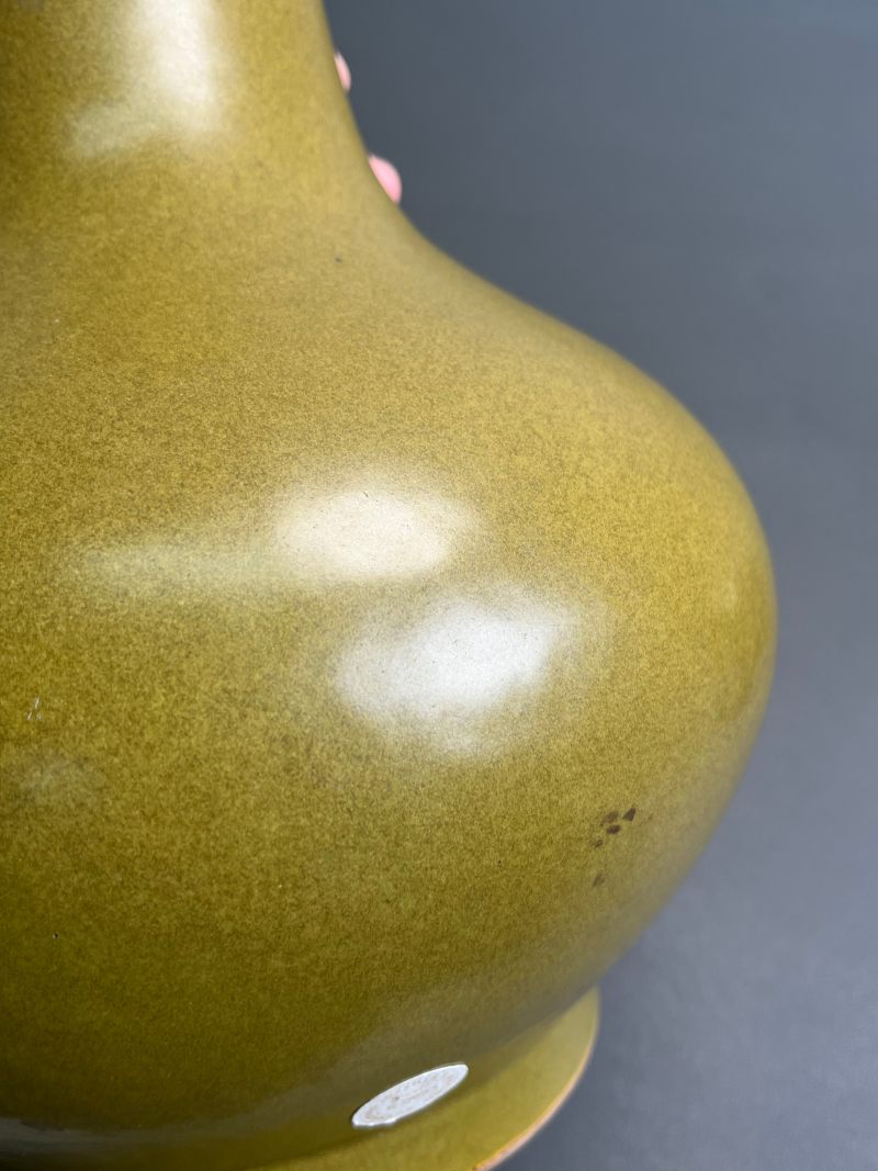 清光绪  茶叶末釉荸荠瓶 - 图13