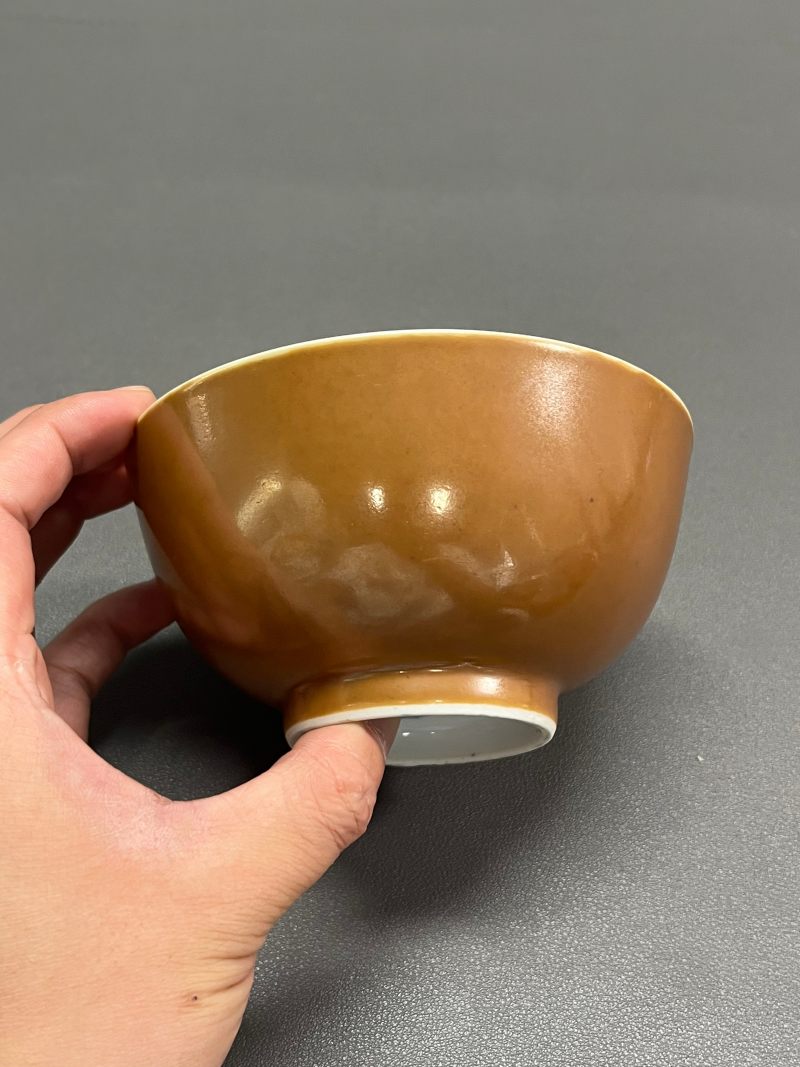 清光绪 紫金釉碗 - 图5