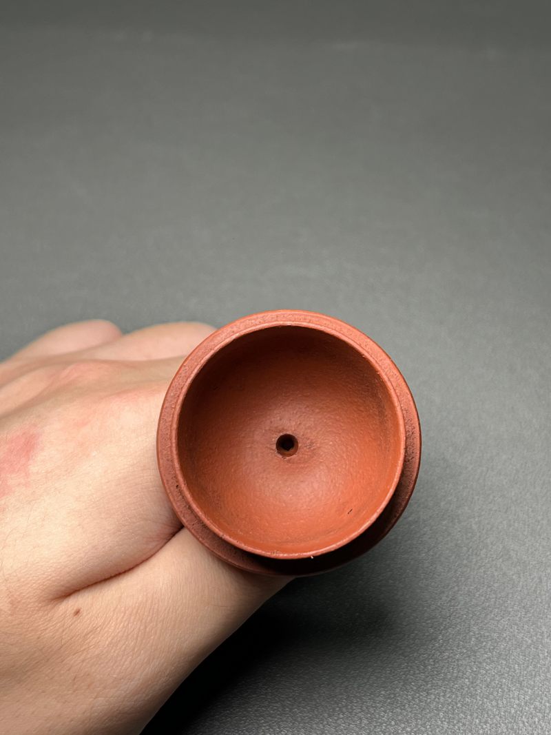 清晚期  “佐茶佑玉”款朱泥圆壶 - 图18